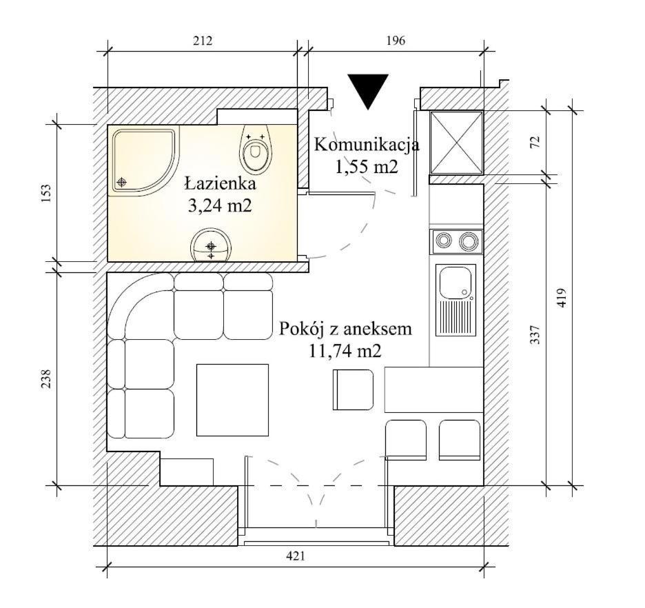 Villa Baltic Chalupy - Apartament Nr 1 Buitenkant foto